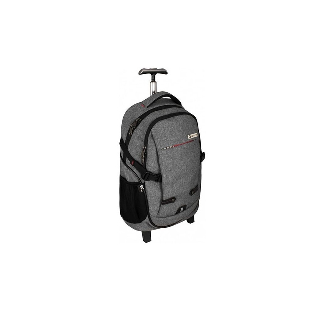 Рюкзак и сумка Optima на колесиках 17'' Grey (O97473)