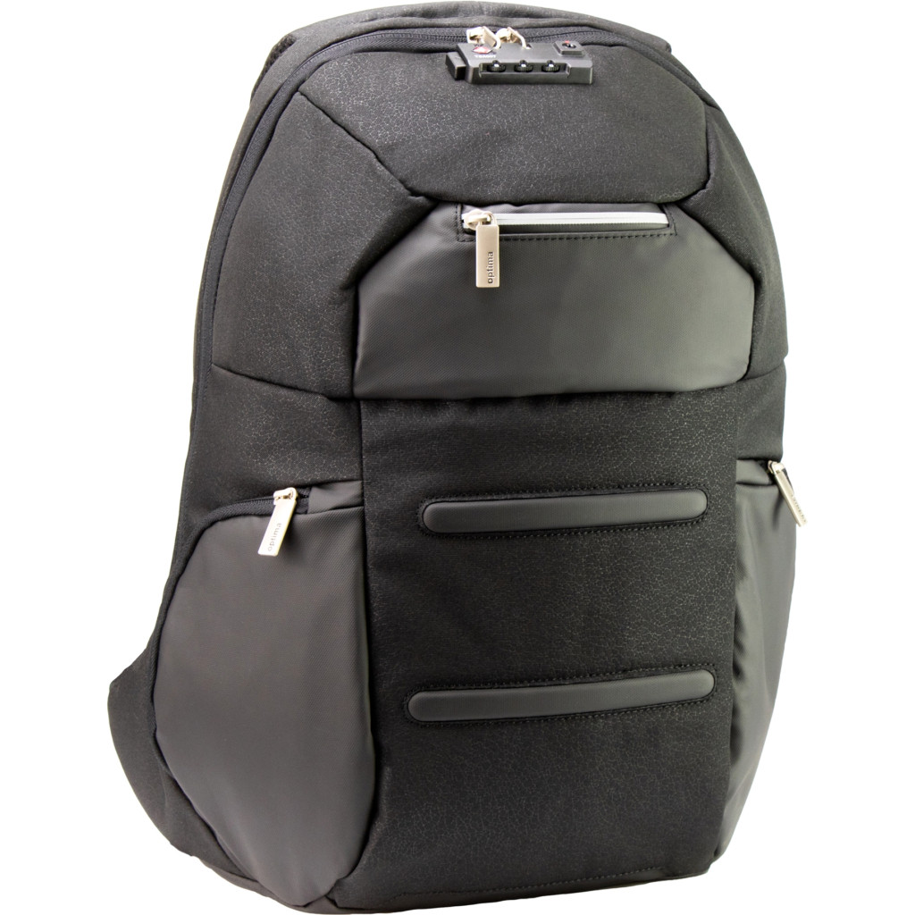 Рюкзак и сумка Optima 18.5" USB Anti-Theft унисекс 0.7 кг 16-25 л Черный (O96917-01)