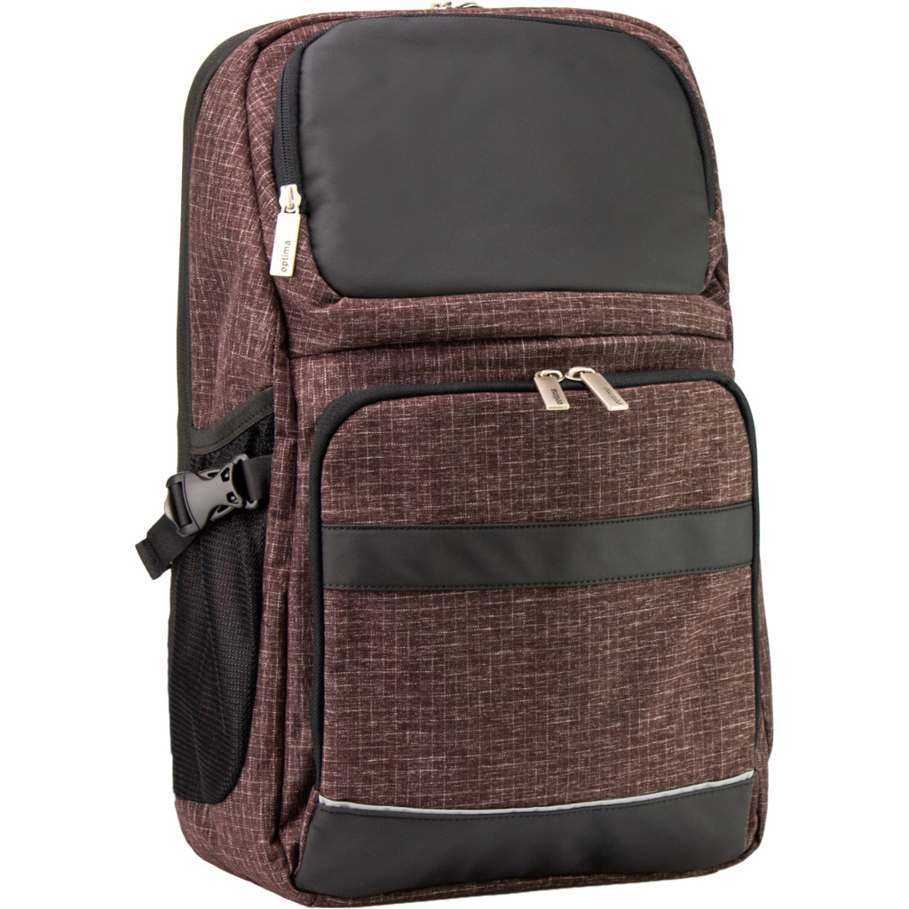Рюкзак и сумка Optima 18.5" Techno мужской 0.7 кг 6-15 л Темно-коричневый (O96915-03)