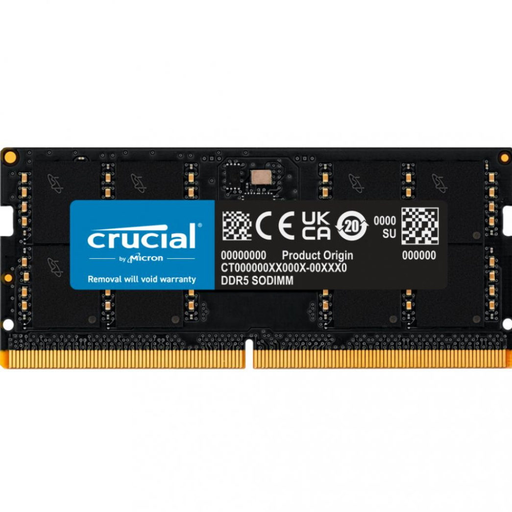 Оперативная память Crucial 32GB SO-DIMM DDR5 5200MHz (CT32G52C42S5)