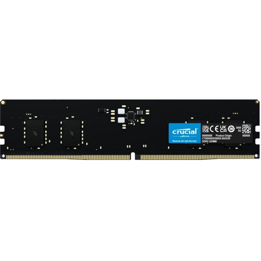 Оперативна пам'ять Crucial 16 GB DDR5 4800 MHz (CT16G48C40U5)