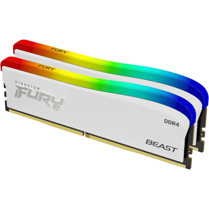 Оперативна пам'ять Kingston DDR4 32GB (2x16GB) 3200 MHz Beast RGB Special Edition (KF432C16BWAK2/32)