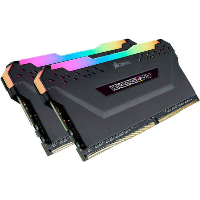 Оперативная память Corsair DDR4 64GB (2x32GB) 3200 MHz Vengeance RGB Pro (CMW64GX4M2E3200C16)