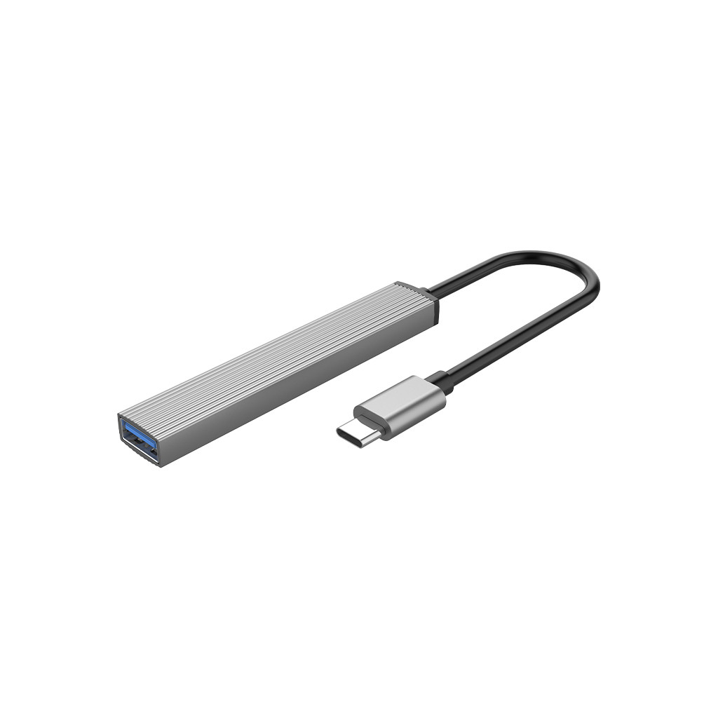 USB Хаб Orico Type-C to USB3.0, 2xUSB2.0, TF (AH-12F-GY-BP) (CA913541)