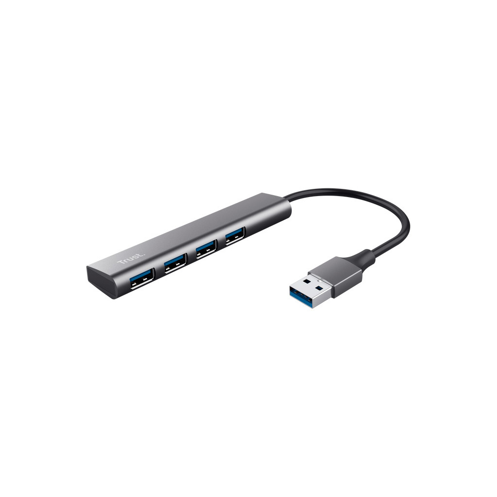 USB Хаб Halyx 4-Port USB-A 3.2 Grey Trust (24947_TRUST)