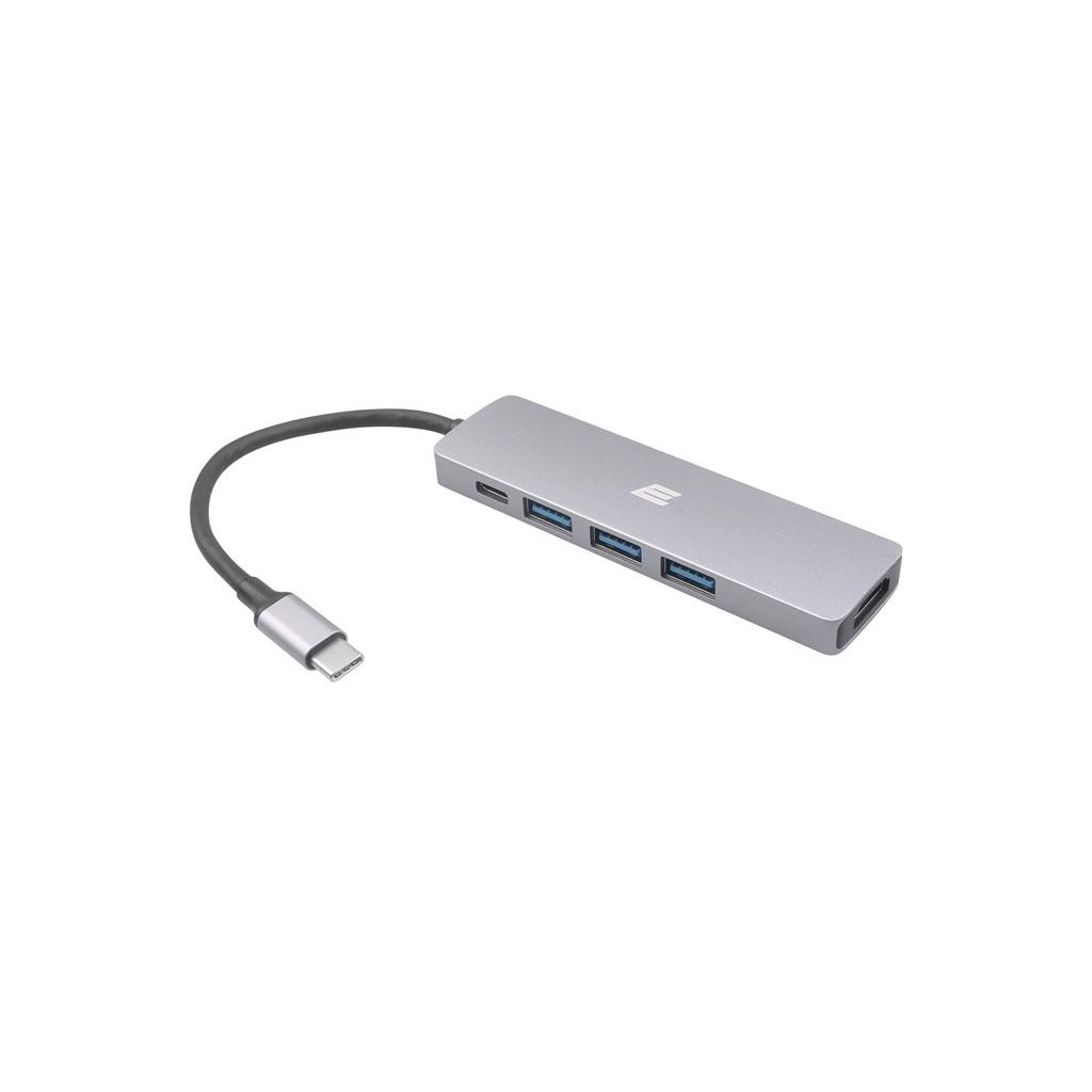 USB Хаб 2E USB-C Slim Aluminum Multi-Port 5in1 (2EW-2731)
