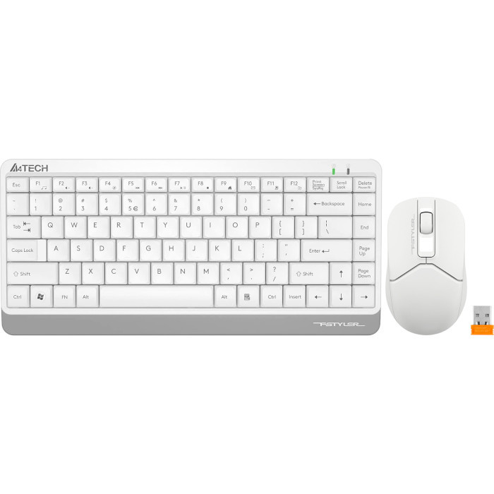 Комплект (клавиатура и мышь) A4Tech FG1112 Wireless White (FG1112 White)