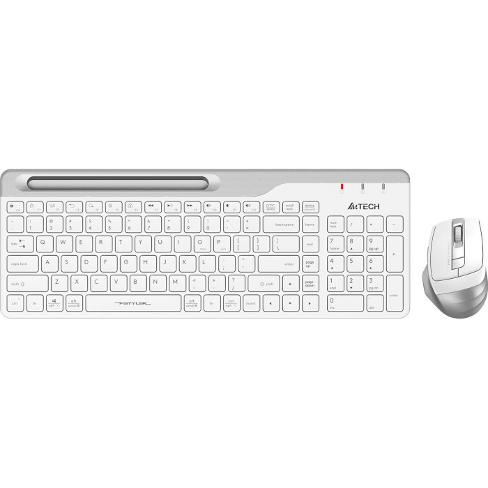 Комплект (клавіатура і мишка) A4Tech FB2535C Wireless/Bluetooth Icy White (FB2535C Icy White)