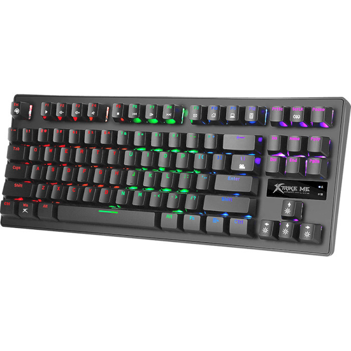 Игровая клавиатура Xtrike GK-979 5 colors-LED Mechanical Red Switch USB Black (GK-979)