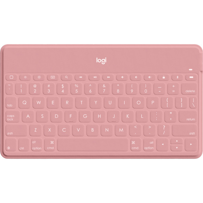 Клавиатура Logitech Keys-To-Go для iPhone iPad Apple TV UA Blush Pink (920-010059)