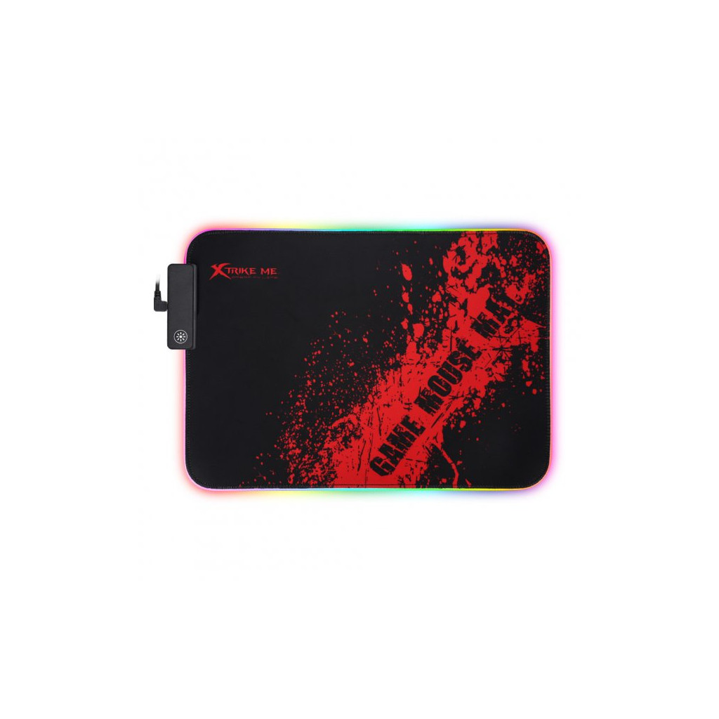Коврик под мышку Xtrike MP-602 RGB lighting Black/Red (MP-602)