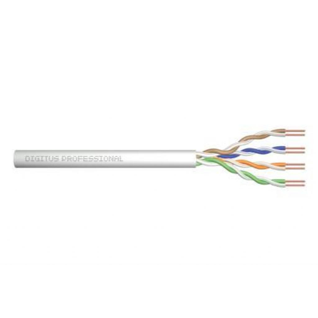 Кабель вита пара Digitus UTP 305м, cat 5e, CCA, AWG24/1, PVC (ACU-4511-305)