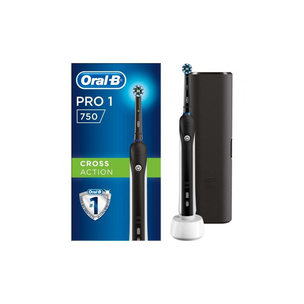Зубна щітка Oral-B Pro 750 D16.513.1UX 3756 Black Edition (4210201218463)