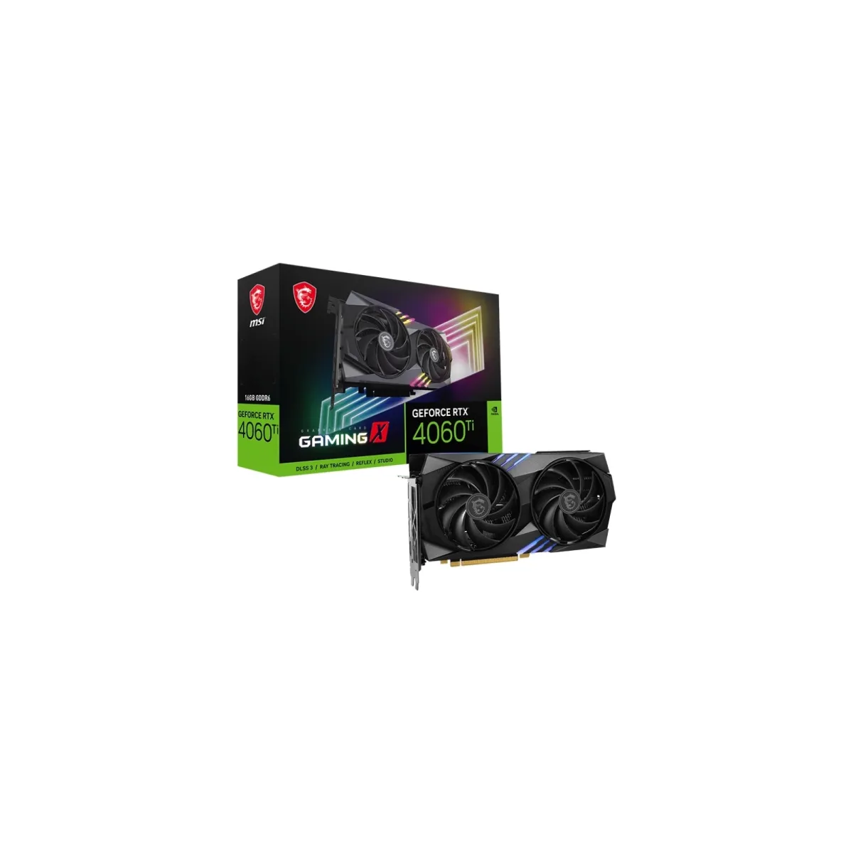 Видеокарта MSI GeForce RTX4060Ti 16Gb GAMING X (RTX 4060 Ti GAMING X 16G)