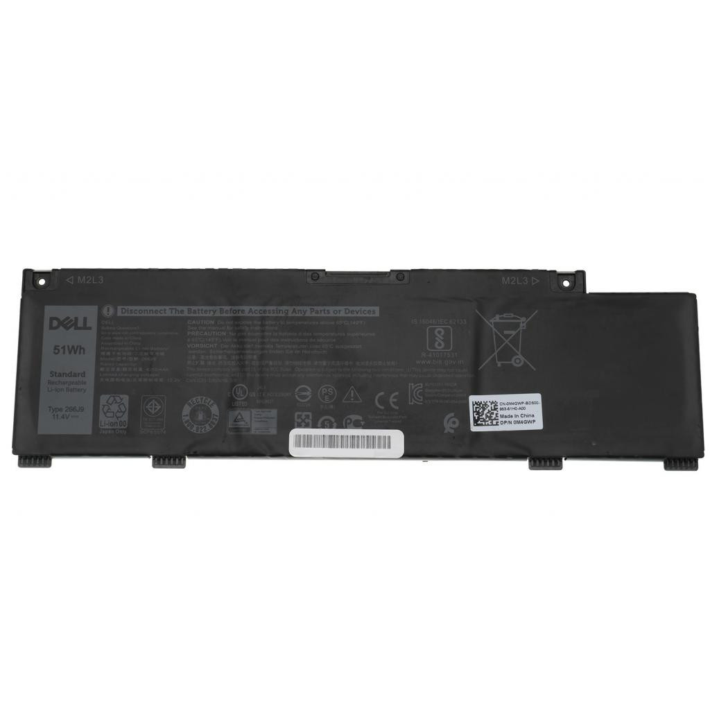 Акумулятор для ноутбука Dell G3-3590 266J9, 4255mAh (51Wh), 3cell, 11.4V, Li-ion (A47594)