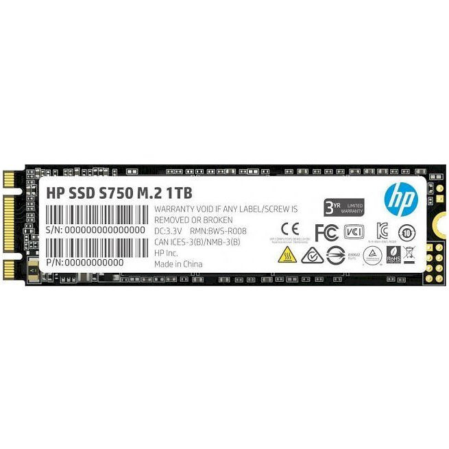 SSD накопичувач HP S750 M.2 1 TB (16L57AA)