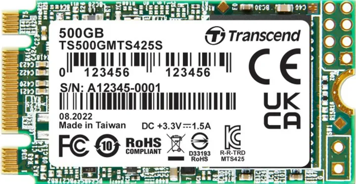 SSD накопичувач Transcend 425S 500 GB (TS500GMTS425S)