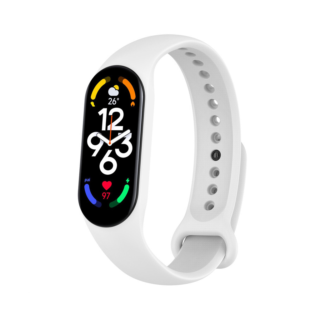  BeCover Silicone for Xiaomi Mi Smart Band 7 White (707486)