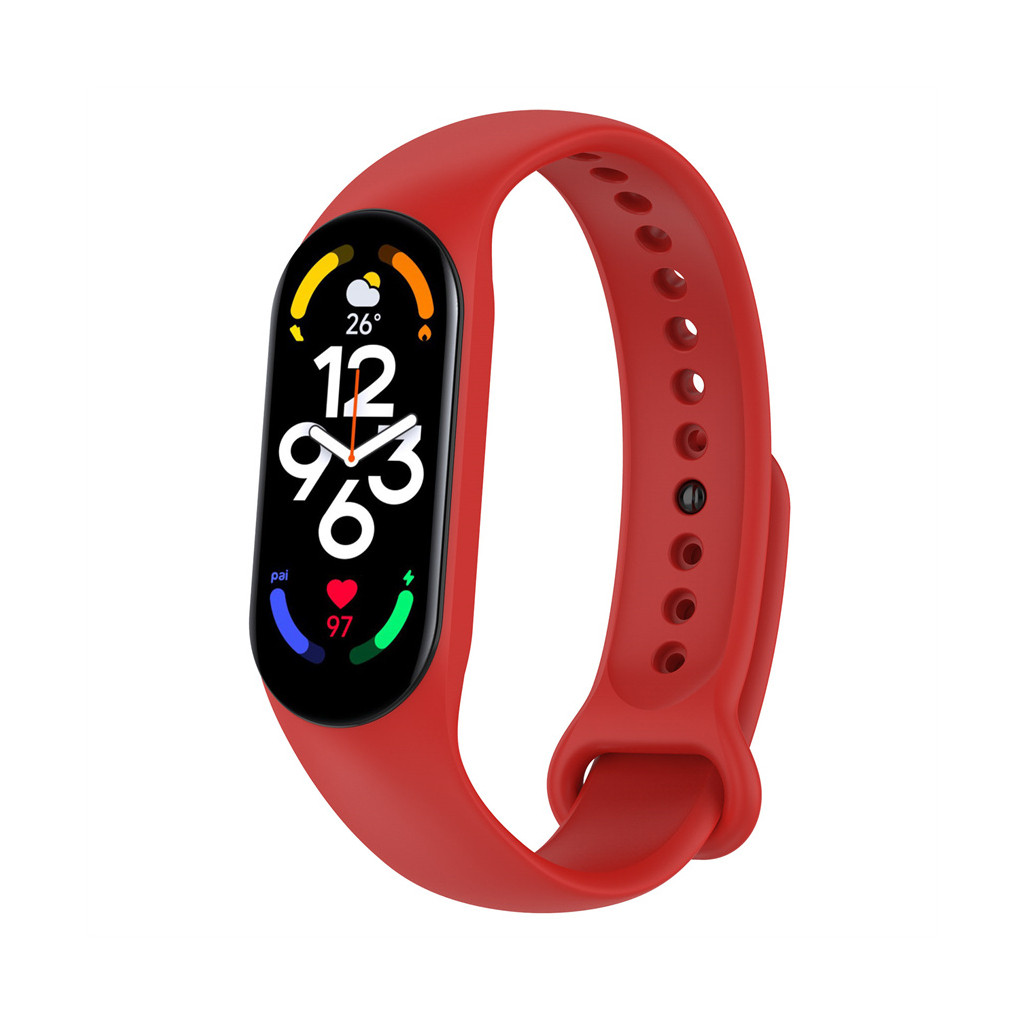  BeCover Silicone for Xiaomi Mi Smart Band 7 Red (707485)