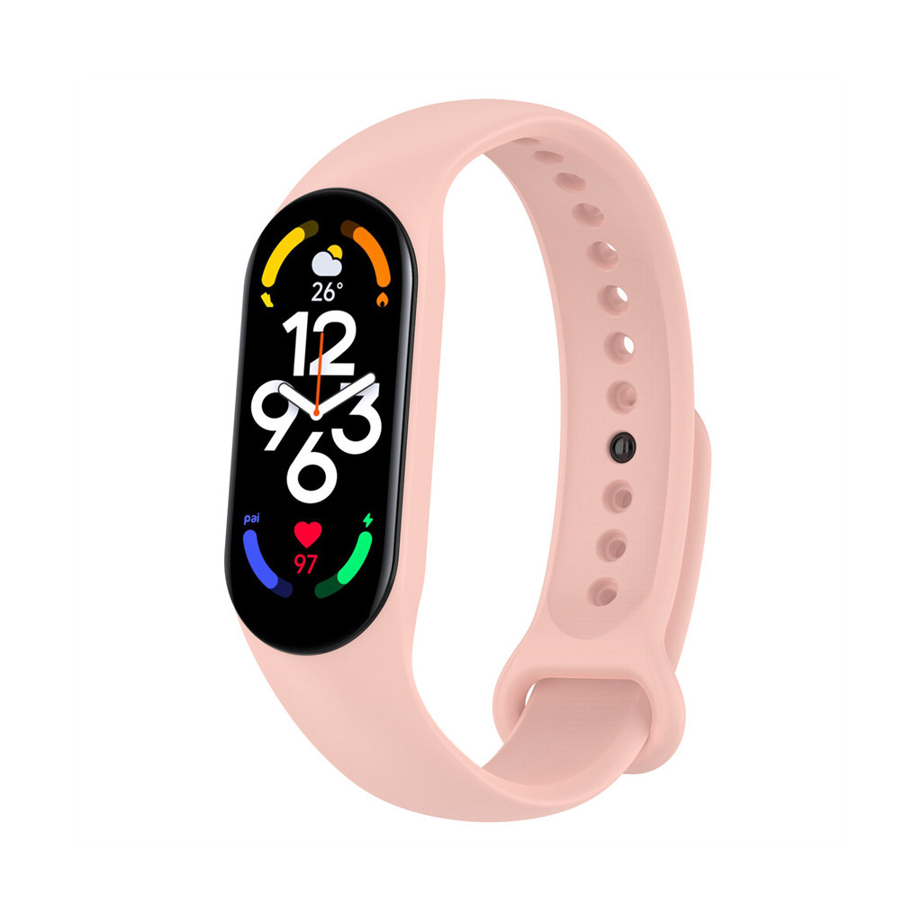  BeCover Silicone for Xiaomi Mi Smart Band 7 Pink (707483)