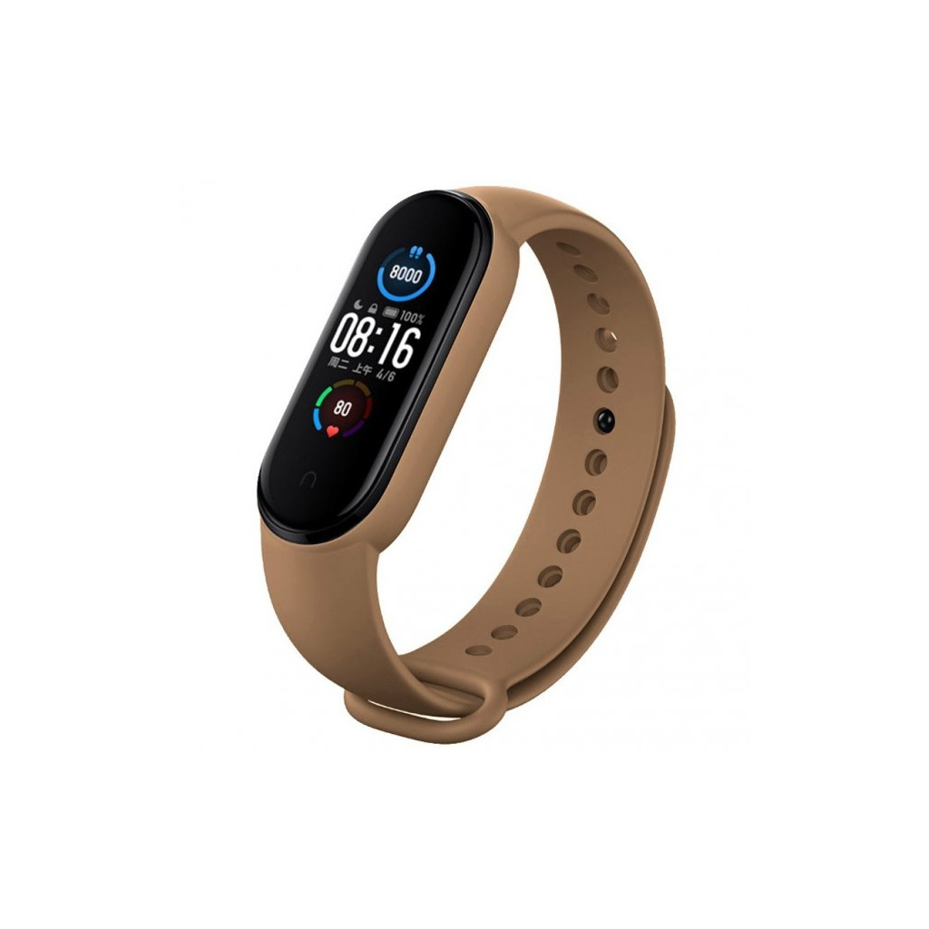  BeCover Silicone for Xiaomi Mi Smart Band 5/6/7 Brown (707651)