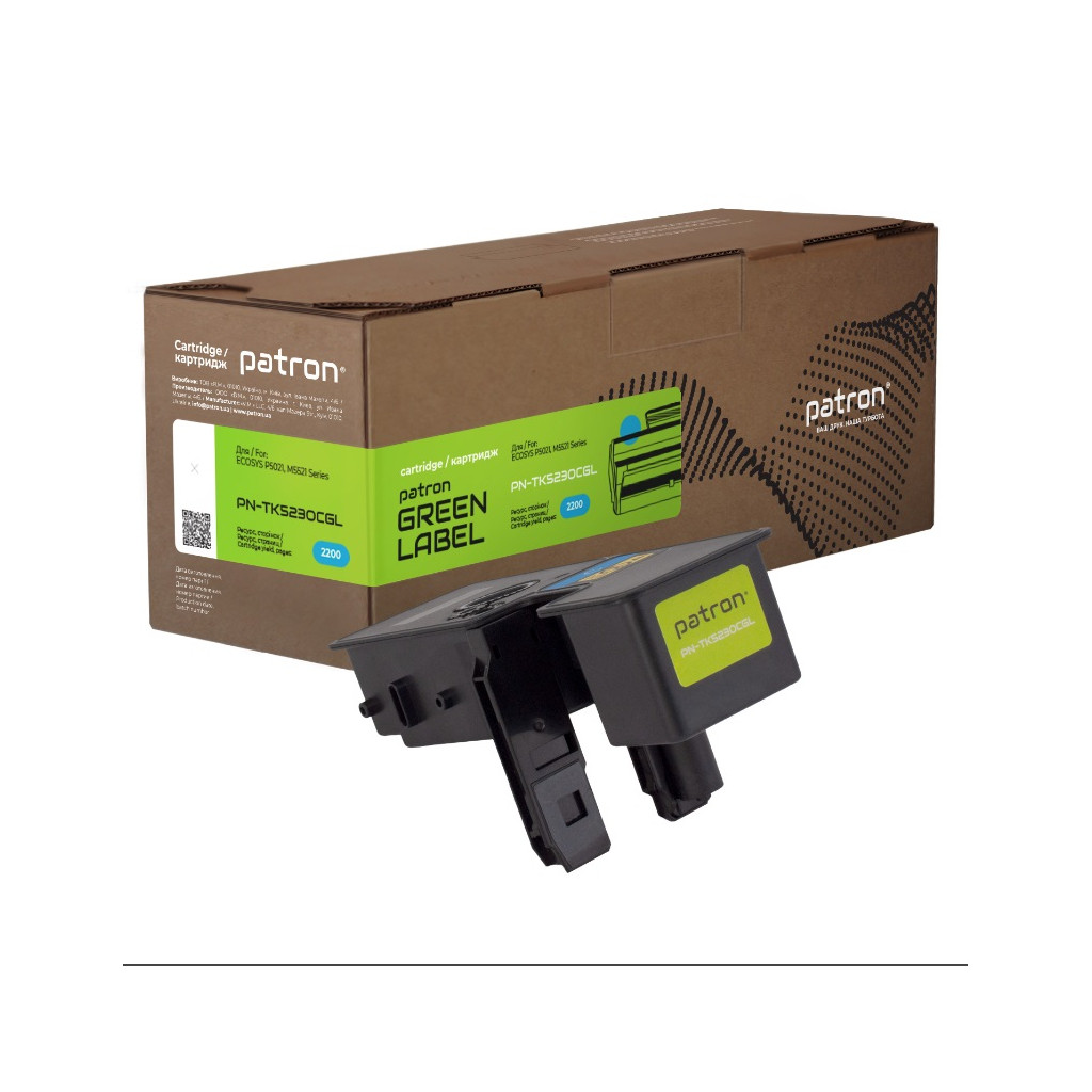 Картридж Patron Kyocera Mita TK-5230C cyan Green Label (PN-TK5230CGL)