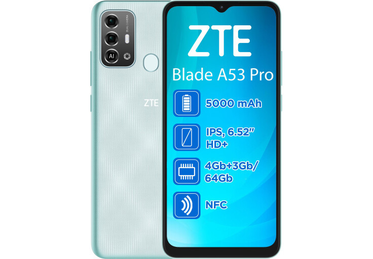 Смартфон ZTE Blade A53 Pro 4/64GB Green