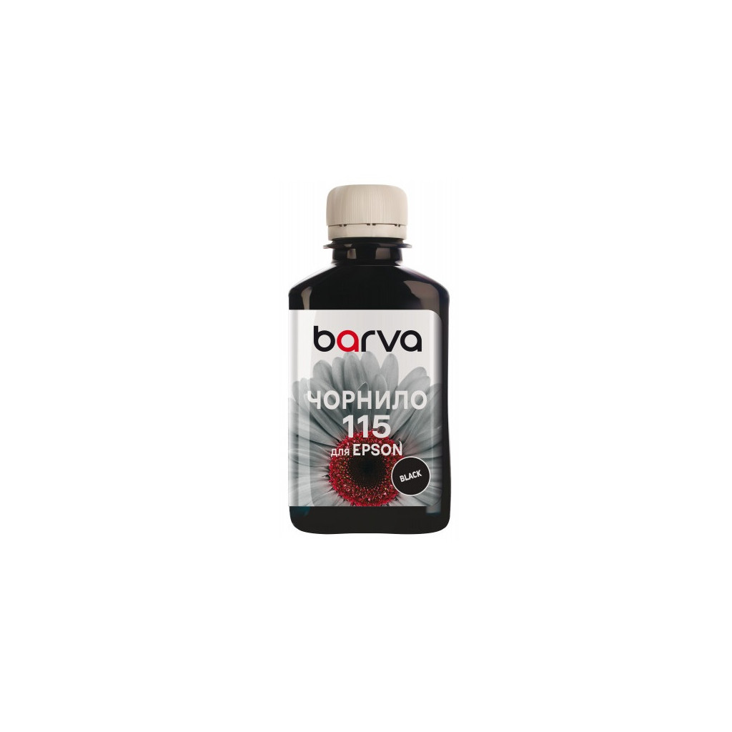 Чернило Barva Epson 115 180 мл, BК pigmented (E115-871)