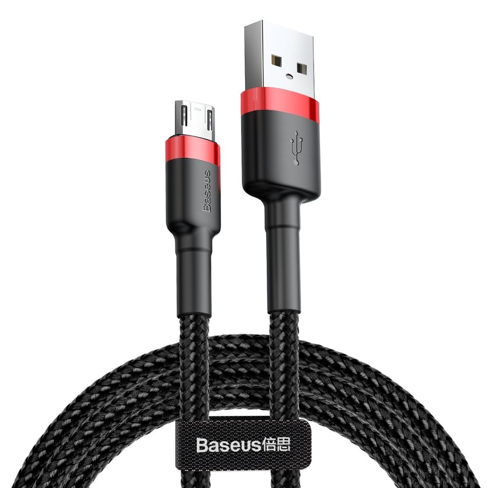 Кабель USB Baseus Cafule Cable 3m Black/Red (CAMKLF-H91)