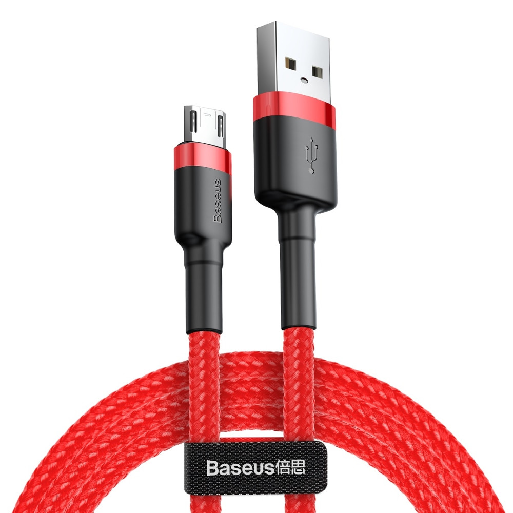 Кабель USB Baseus Cafule Cable USB For Micro 1.5A 2M Red (CAMKLF-C09)