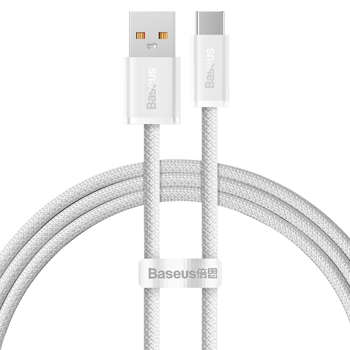 Кабель USB Baseus Dynamic Series Fast Charging Data Cable USB to Type-C 100W 1m White (CALD000602)