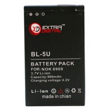 Аккумулятор для телефона ExtraDigital Nokia BL-5U (900 mAh) (DV00DV6052)