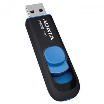 Флеш пам'ять USB ADATA 32 GB UV128 Black-Blue USB 3.0 (AUV128-32G-RBE)