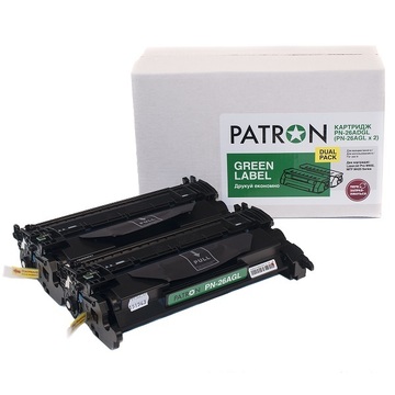 Тонер-картридж Patron HP LJ CF226A Green Label (Dual Pack) (PN-26ADGL)