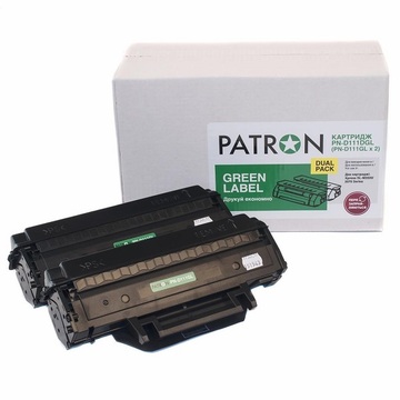 Тонер-картридж Patron Samsung MLT-D111S (SL-M2020) Green Label (Dual Pack) (PN-D111DGL)