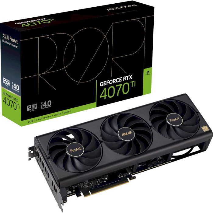 Видеокарта Asus Nvidia GeForce PROART-RTX4070TI-12G Bulk (90YV0J31-M0NB00)