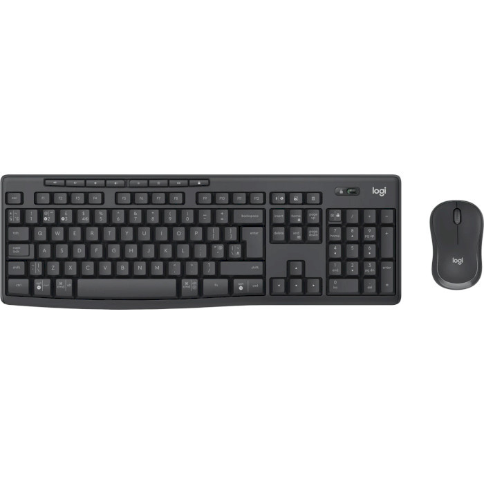 Комплект (клавіатура і мишка) Logitech Wireless Combo MK370 Graphite (920-012077)