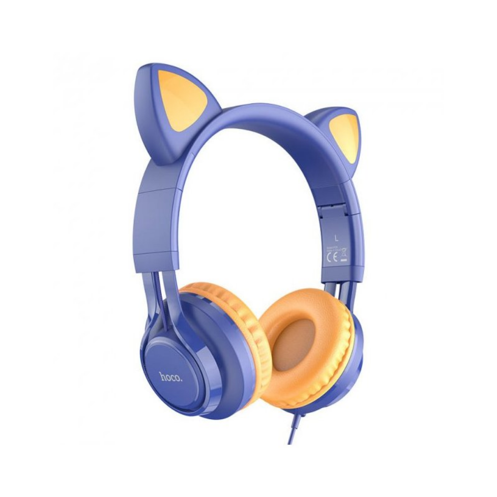 Навушники Hoco W36 Cat ear headphones Dark Blue