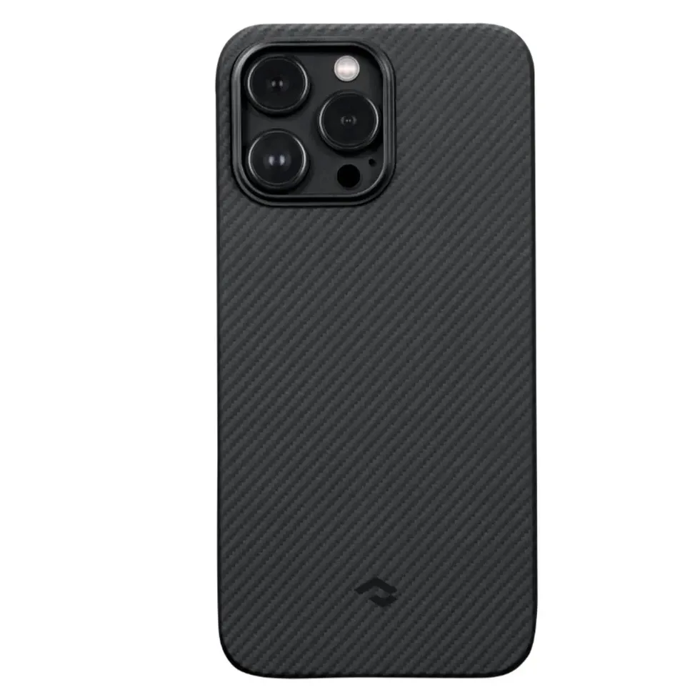 Чохол-накладка Pitaka iPhone 14 Pro Max MagEZ Case 3 Twill 600D Black/Grey (KI1401PMA)