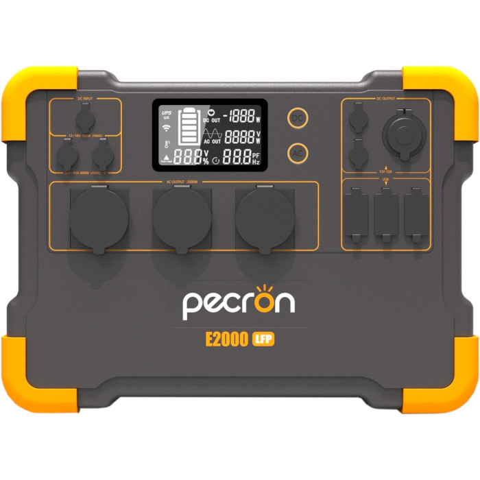 Зарядна станція Pecron E2000LFP - 1920Wh/AC 2000W/100W 1xPD/4xUSB/1xCar/Qi/MPPT