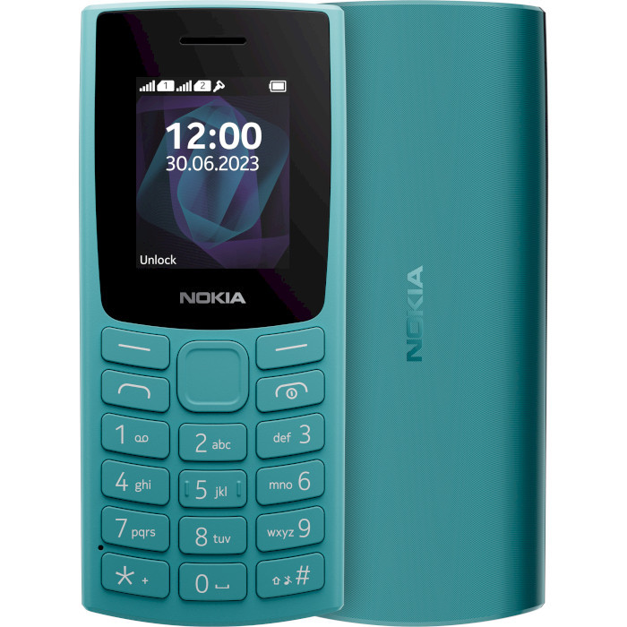 Мобильный телефон NOKIA 105 (cyan) TA-1569