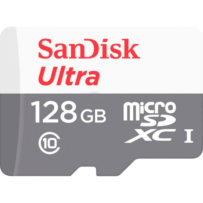 Карта памяти SanDisk Ultra microSDXC 128GB 100MB/s Class 10 UHS-I (4x6 pack size), EAN: 0619659196509
