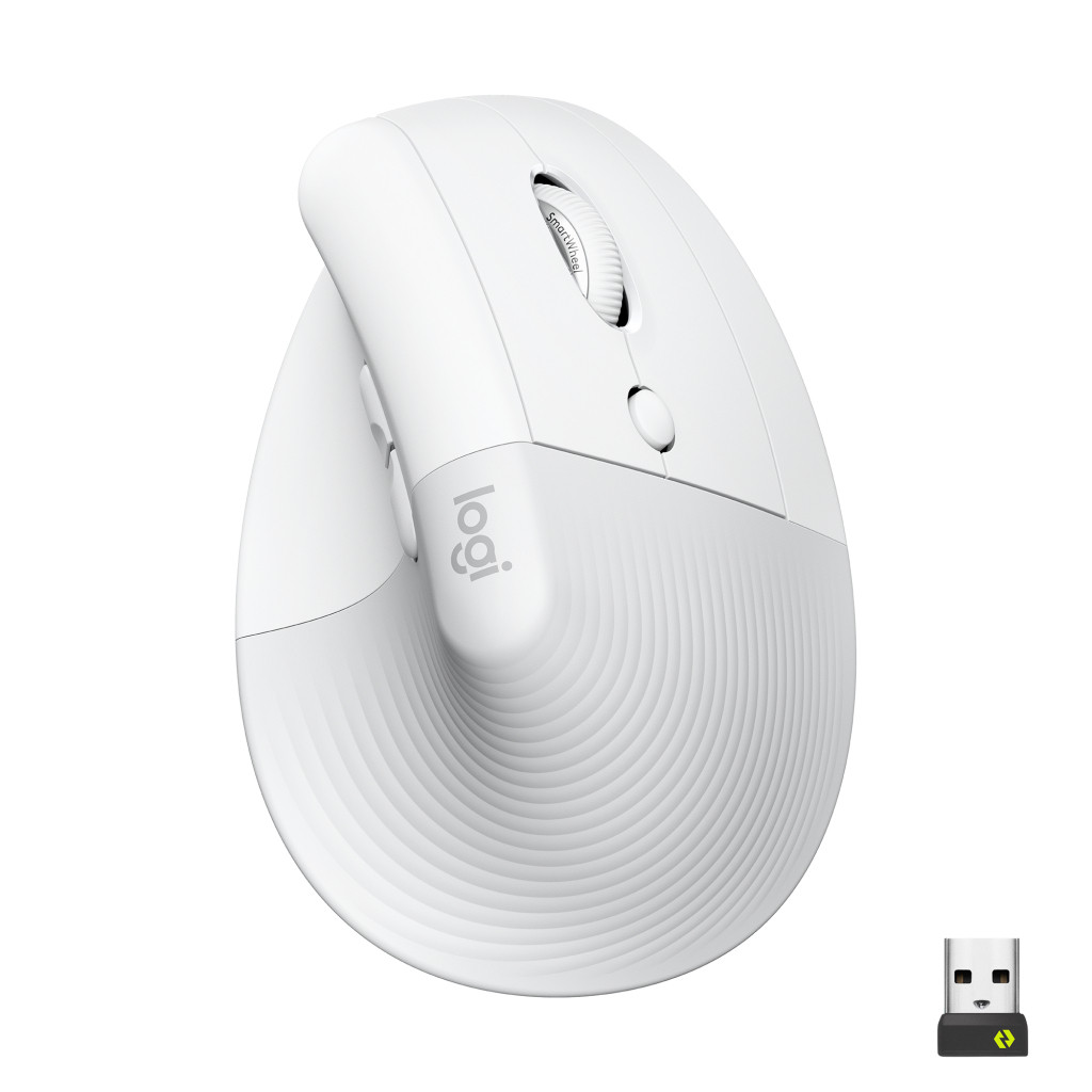 Мишка LOGITECH Lift Bluetooth Vertical Ergonomic Mouse OFF-WHITE/PALE GREY