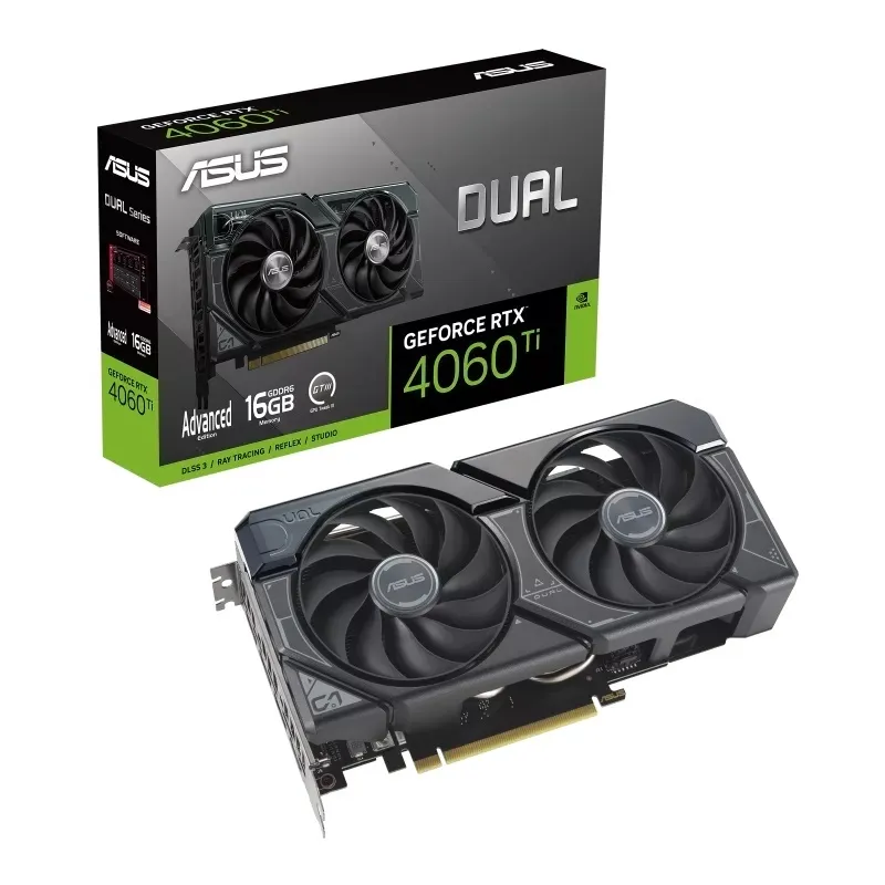 Відеокарта Asus DUAL-RTX4060TI-A16G