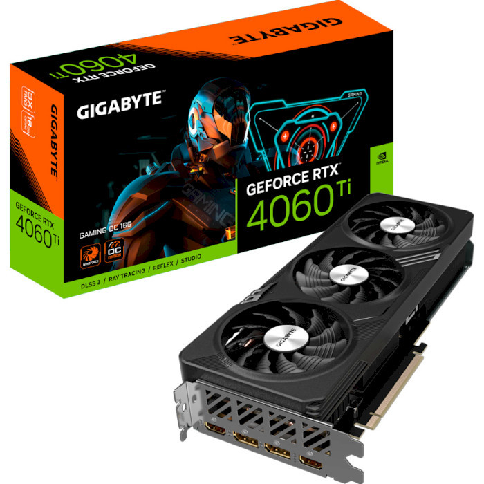 Видеокарта Gigabyte GeForce RTX­­ 4060 Ti GAMING OC 16G (GV-N406TGAMING OC-16GD)