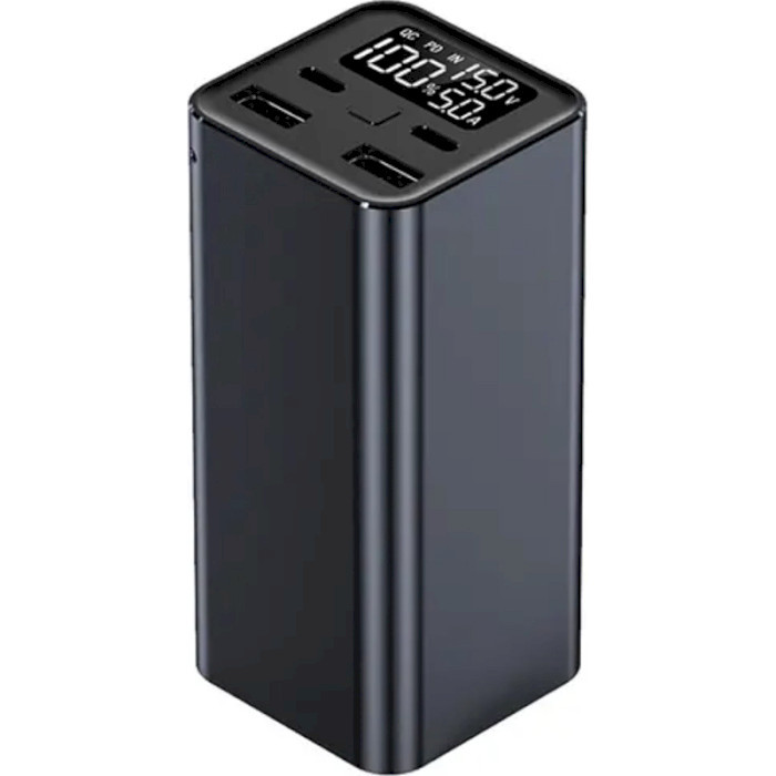 Зовнішній акумулятор ATRIA 20000mAh 65W USB-C Black (WPD-65)