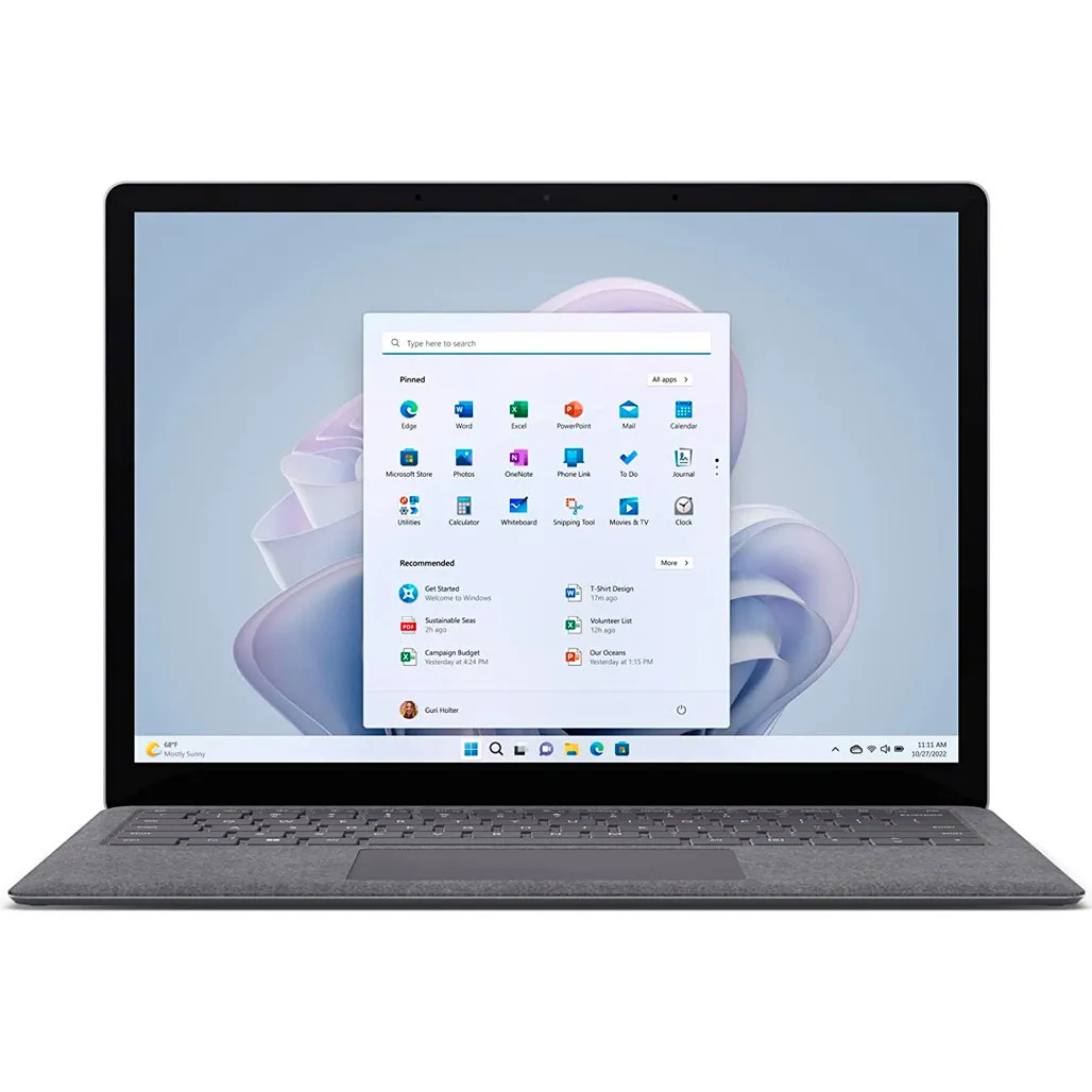 Ноутбук Microsoft Surface Laptop 5 13.5" Platinum (RBG-00001)