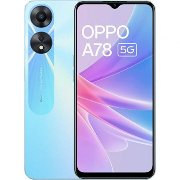 Смартфон OPPO A78 5G 8/128GB Glowing Blue