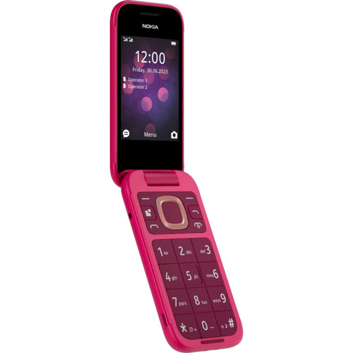 Мобільний телефон Nokia 2660 Flip Pink (1GF011PPC1A04) (UA)