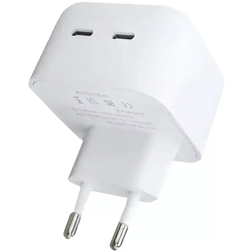 Блок живлення Apple 35W Dual USB-C Port Compact Power Adapter (MNWM3)
